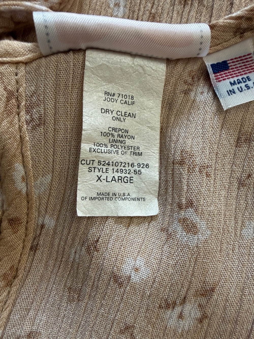 Daisy Tan Floral Tie-Back V-Neck Mini Dress - Picture 3 of 4